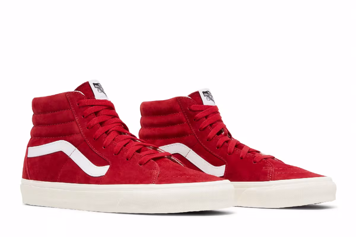 Vans Sk8-Hi Pig Suede - Chili Pepper, view 9