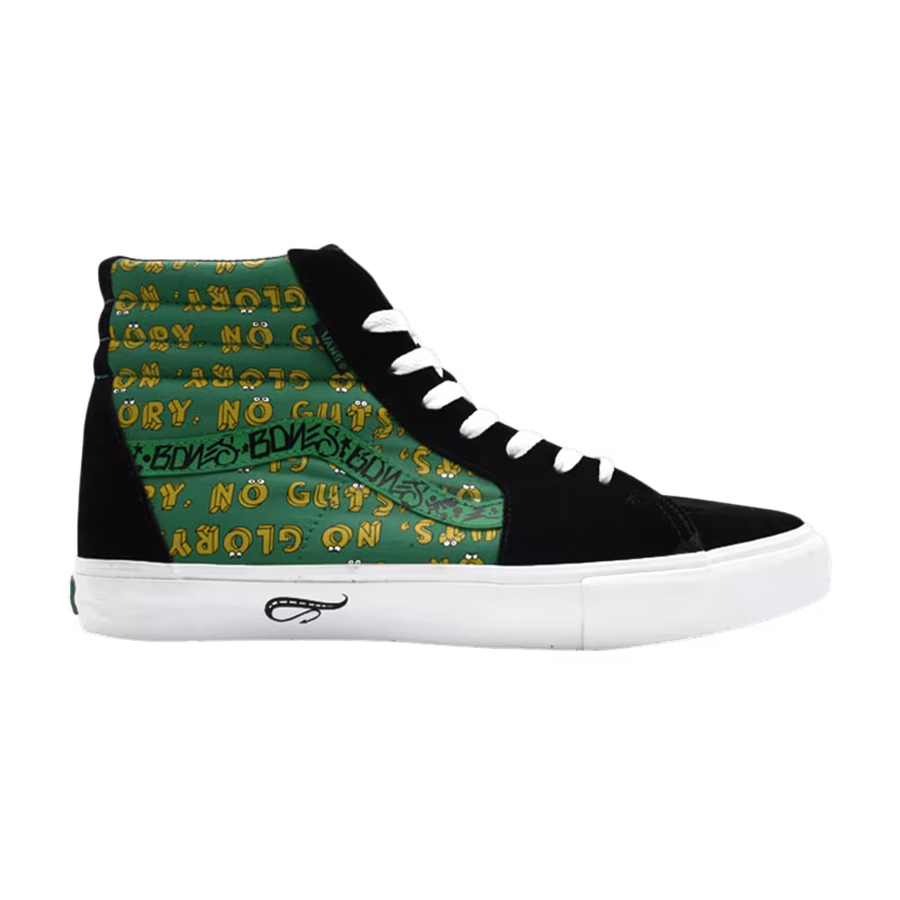 WTAPS x Vans Syndicate Sk8-Hi No Guts No Glory - Kelly Green