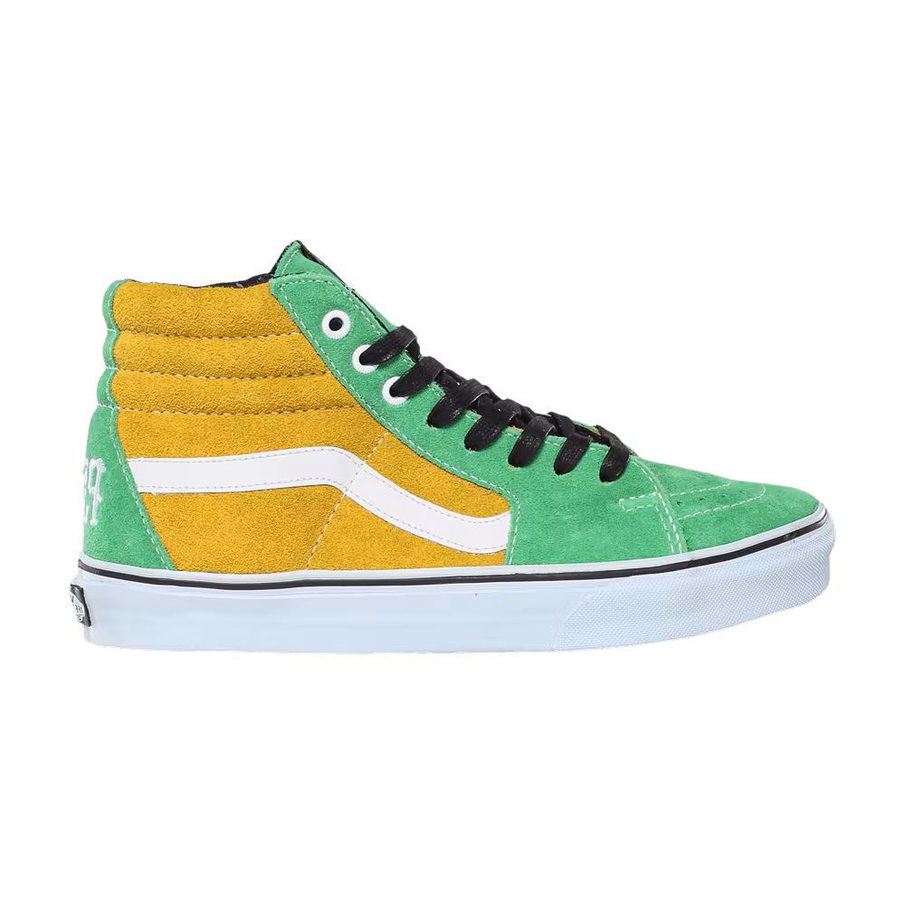 Pearl Jam x Vans Sk8 Hi Green Yellow