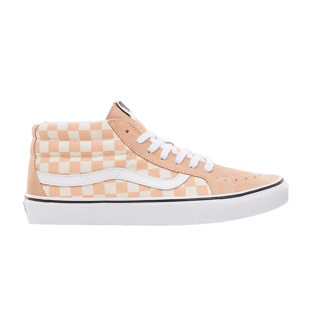 Vans Sk8-Mid Reissue Peach Checkerboard