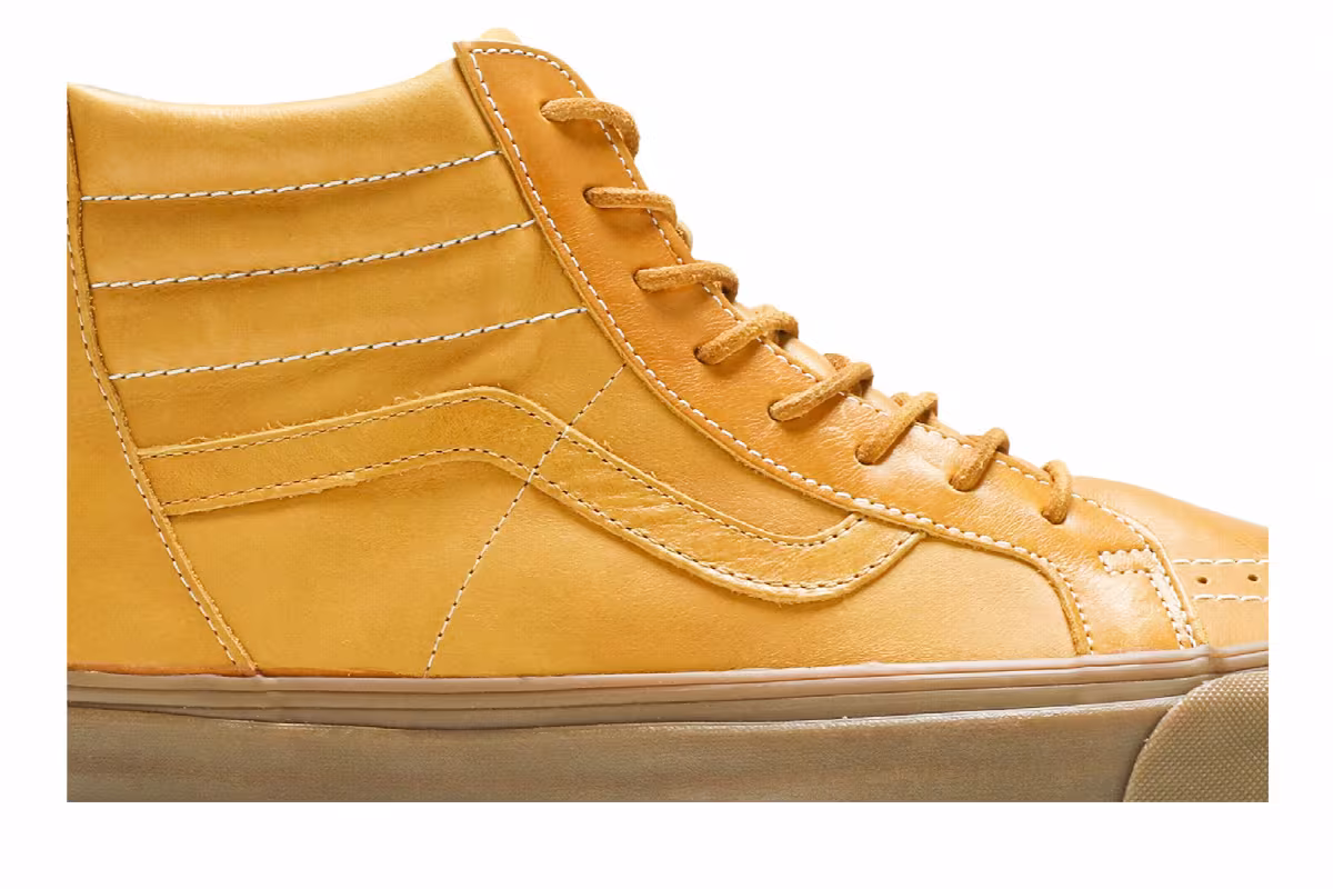 Vans Sk8-Hi Reissue Zip LX Golden Yellow, view 3