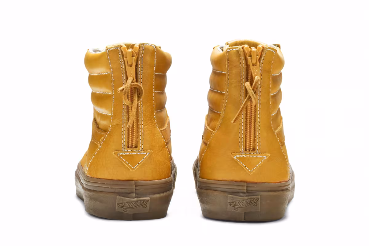 Vans Sk8-Hi Reissue Zip LX Golden Yellow, view 7