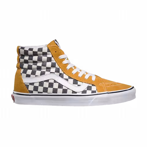 Vans Sk8-Hi Reissue 'Checkerboard - Spruce Yellow'