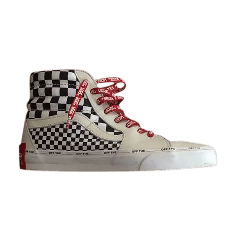 Vans Sk8-Hi Mixed Check - Cream