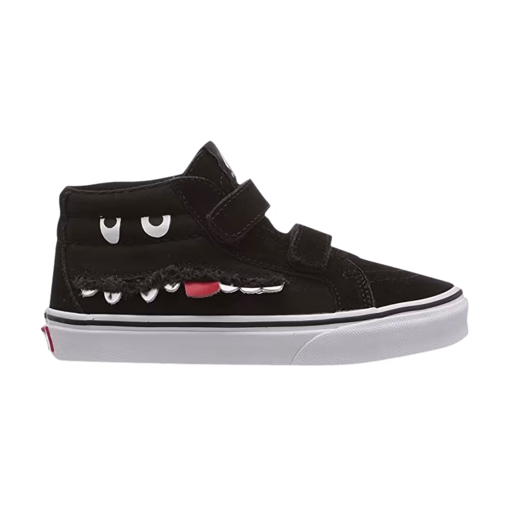 Vans Sk8-Mid Reissue V Kids Monster Face - Black