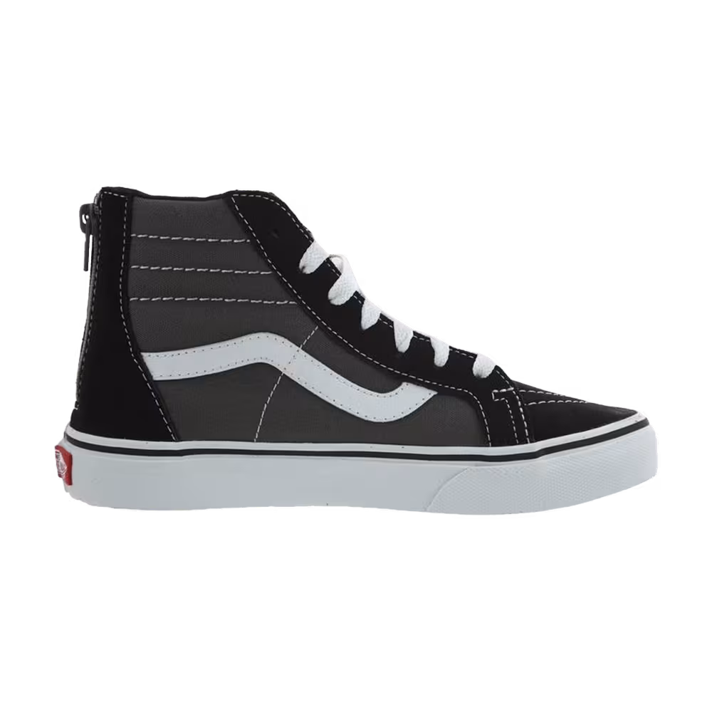 Vans Sk-8 Hi Zip Little Kids Black Charcoal