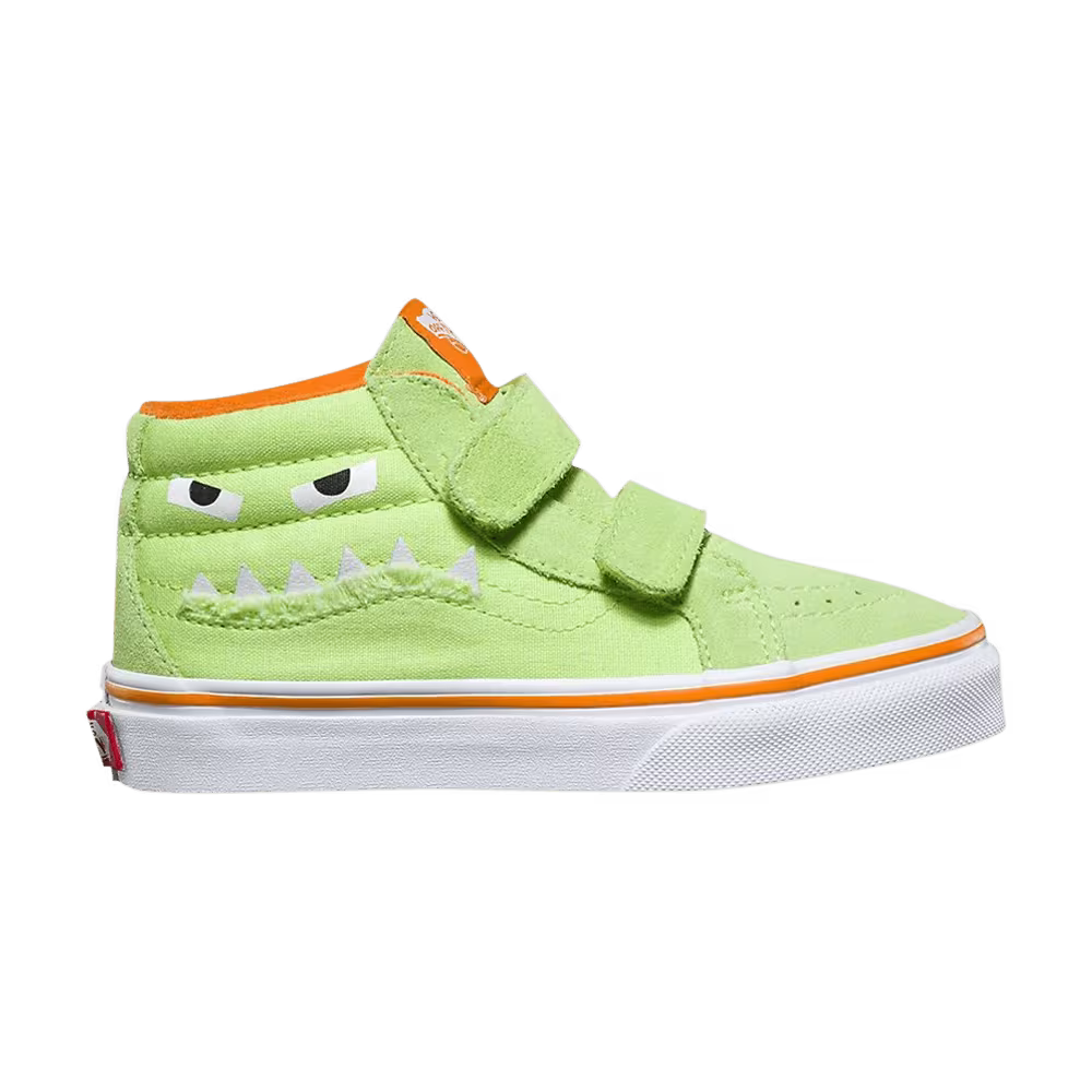 Vans Sk8-Mid Reissue V Kids Monster Face - Green