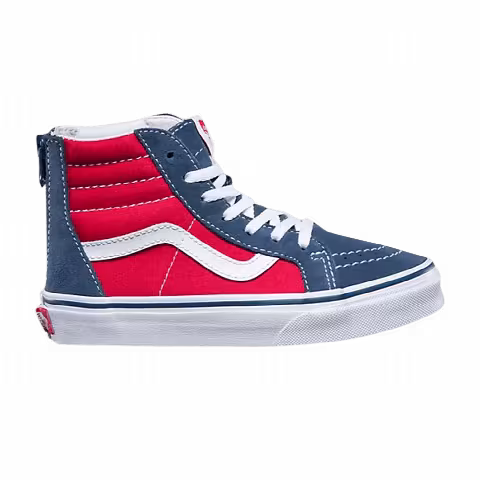 Vans Sk8-Hi Zip Kids 'Tri Pop - Vintage Indigo Red'