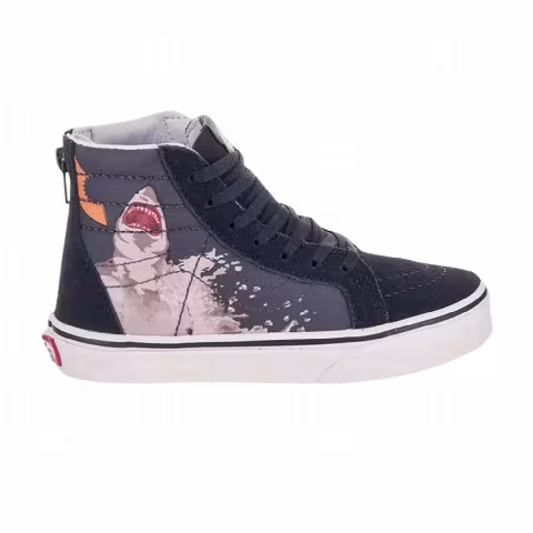 Vans Sk8-Hi Zip Kids 'Shark Attack'