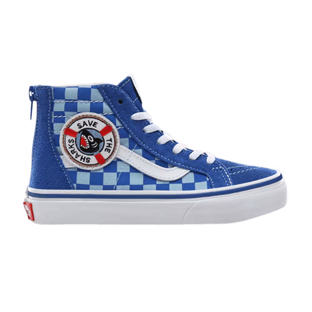 Shark Week x Vans Sk8-Hi Zip Little Kids Shark Week