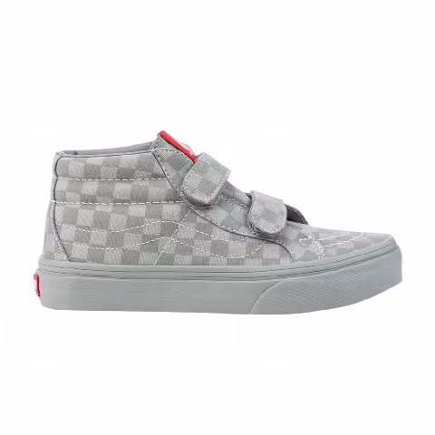 Vans Sk8-Mid Reissue V Kids 'Mono Checkerboard - Grey'