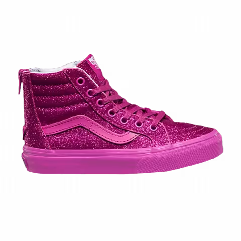 Vans Sk8-Hi Zip Kids 'Shimmer - Magenta'