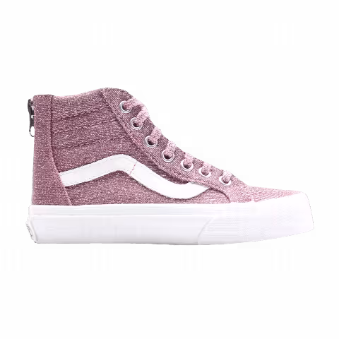 Vans Sk8-Hi Zip Kids 'Lurex Glitter - Pink'