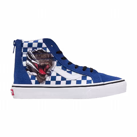Vans Sk8-Hi Zip Kids 'Checkerboard - Dino'