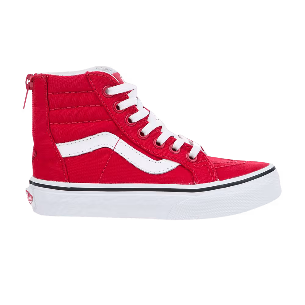 Vans Sk8-Hi Zip Kids Varsity - Racing Red