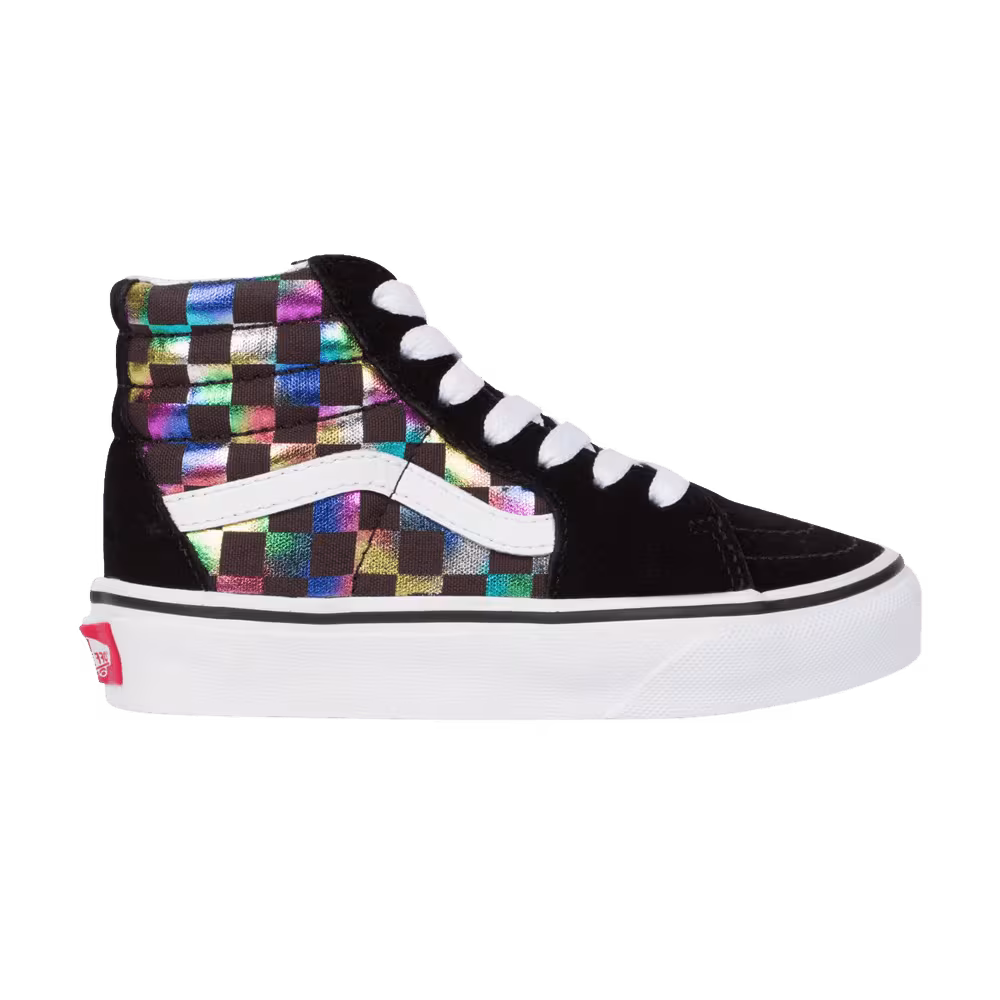 Vans Sk8-Hi Kids Checkerboard - Iridescent