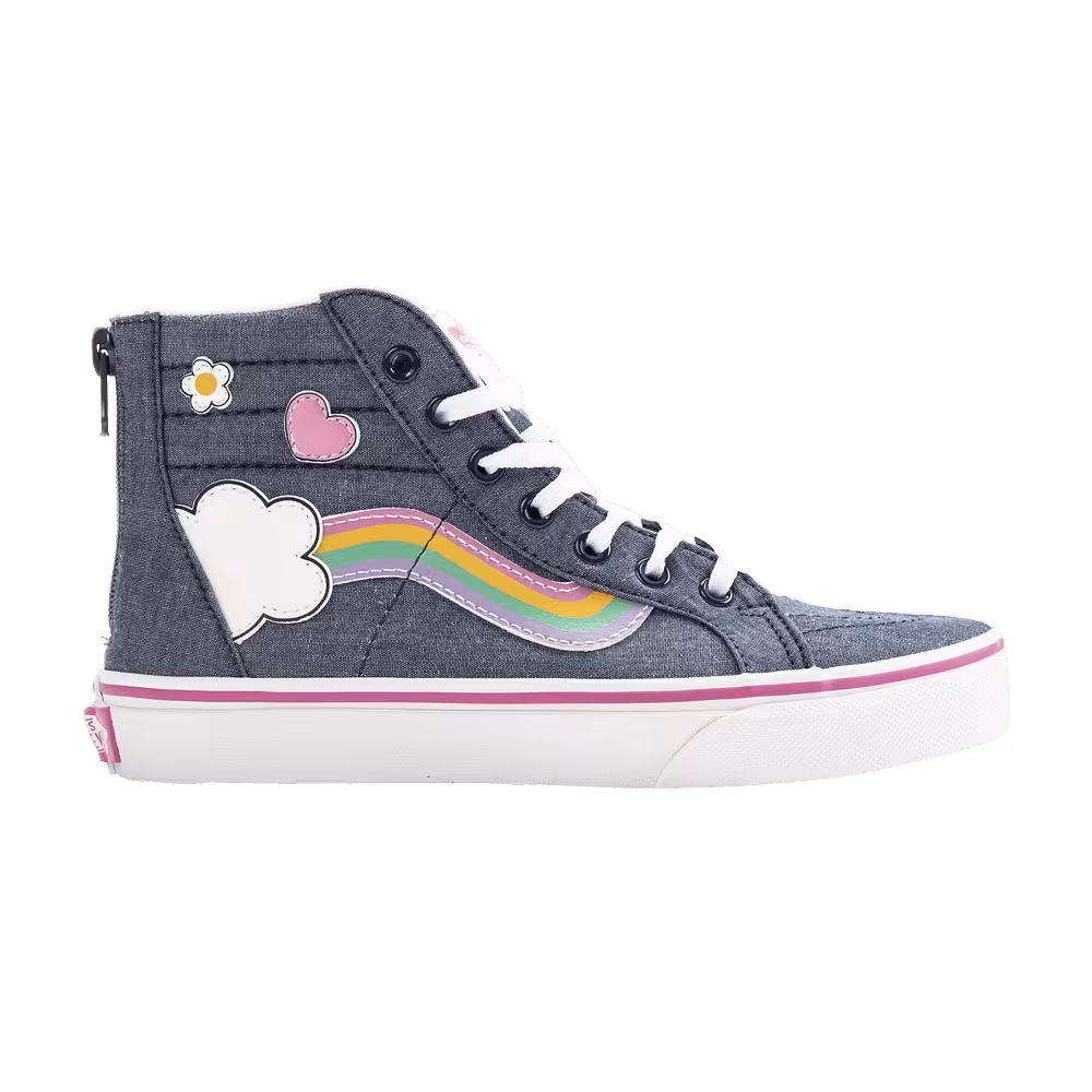Vans Sk8-Hi Zip Kids Rainbow