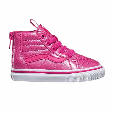 Vans Sk8-Hi Zip Toddler 'Holo Hearts'