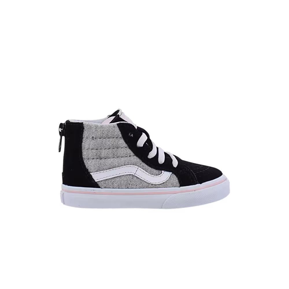 Vans Sk8-Hi Zip Toddler Shimmer Jersey