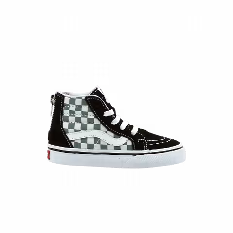 Vans Sk8-Hi Zip Toddler 'Checkerboard - Black Citadel'
