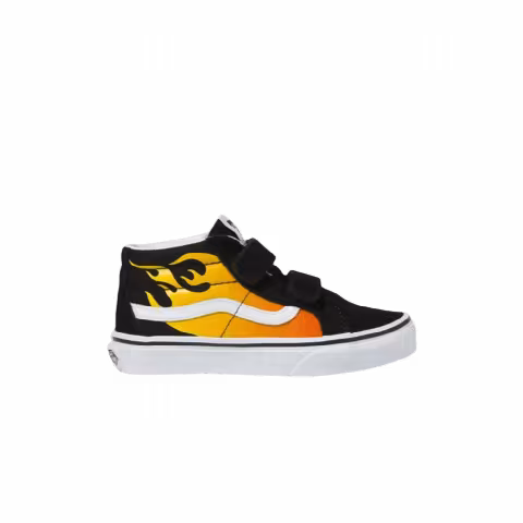 Vans Sk8-Mid Reissue Velcro Toddler 'Hot Flame'