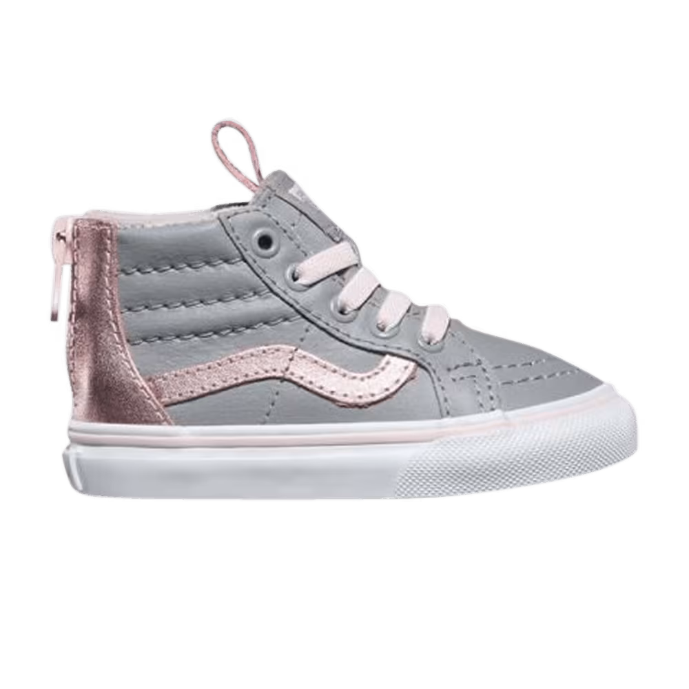 Vans Sk8-Hi Zip MTE Toddler Metallic Alloy