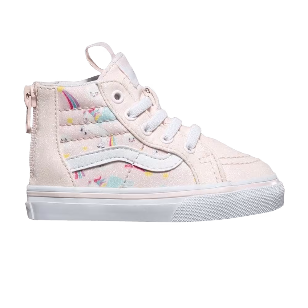 Vans Sk8-Hi Zip Toddler Glitter Pegasus