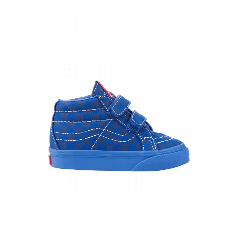 Vans Sk8-Mid Reissue V Toddler 'Mono Checkerboard - Blue'