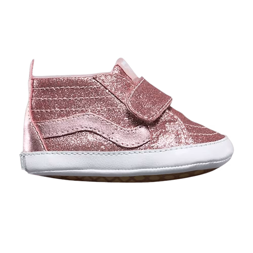 Vans Sk8-Hi Crib Glitter Metallic Blush