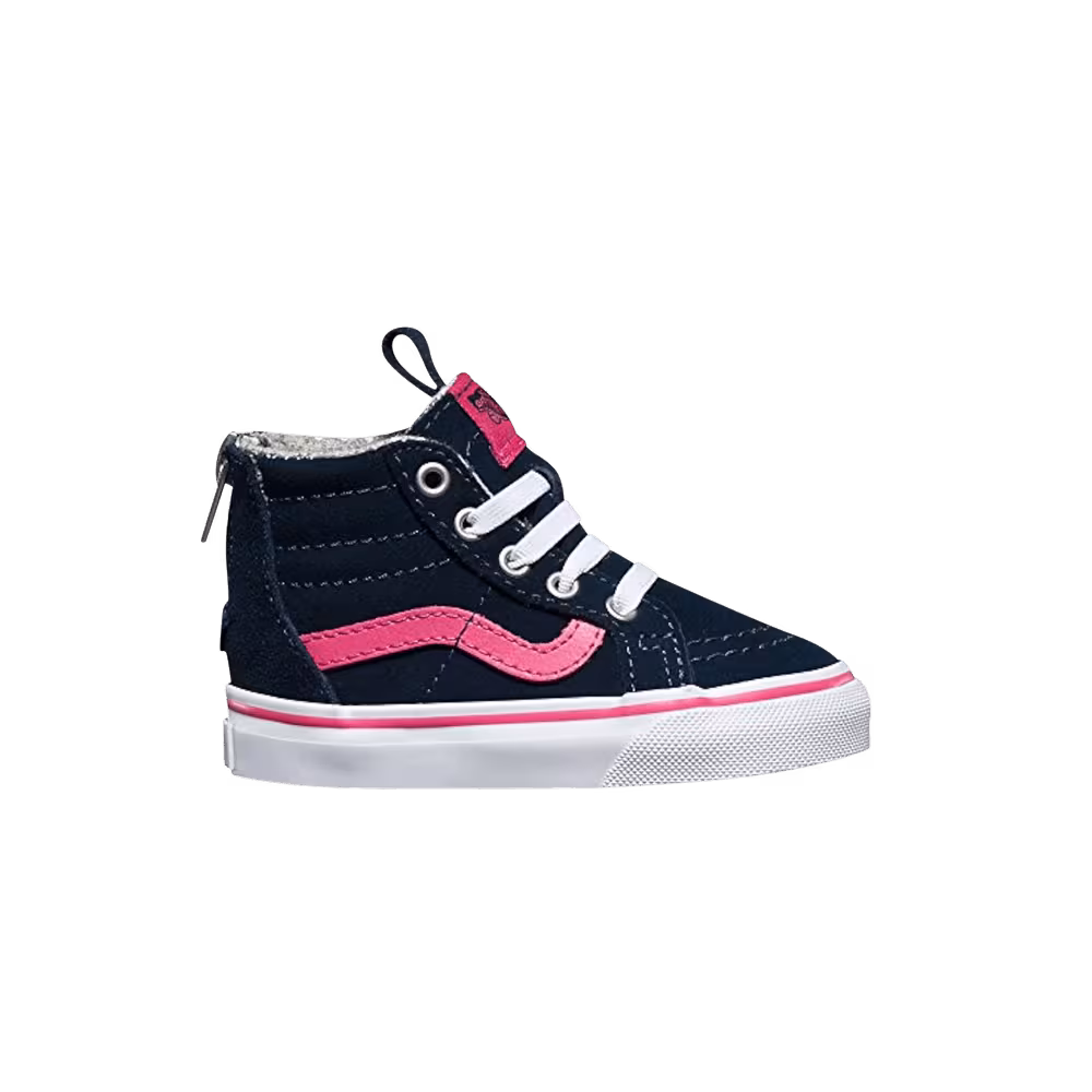 Vans Sk8-Hi Zip MTE Toddler Navy Pink