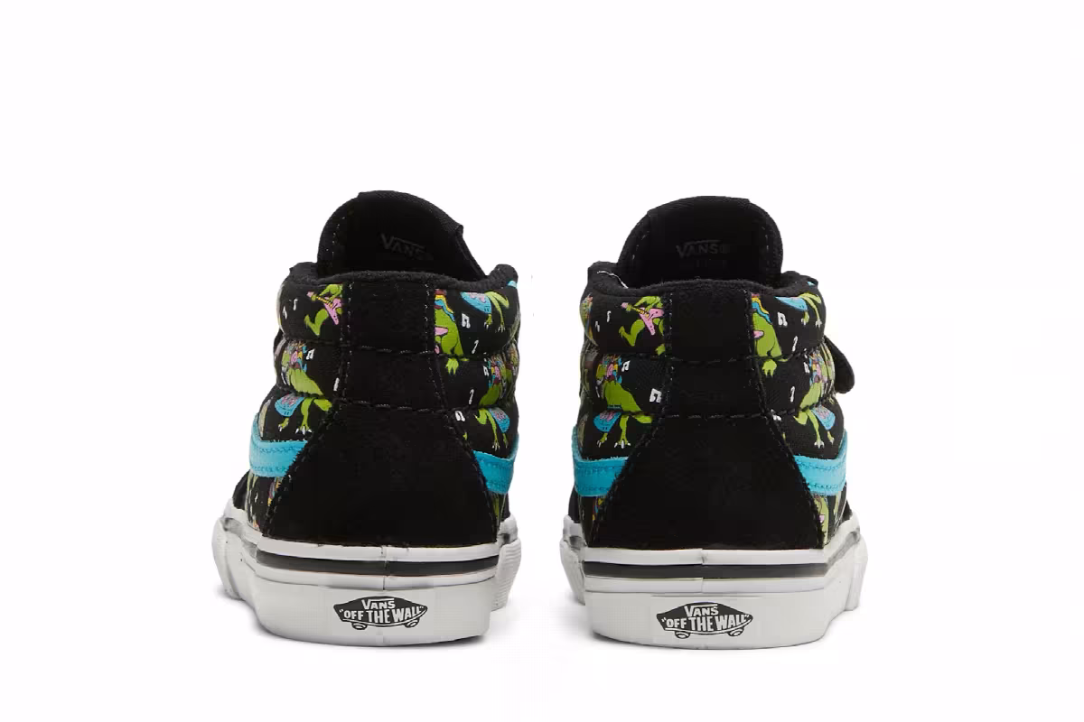 Vans Sk8-Mid Reissue V Toddler Glow Uni Rex, view 7