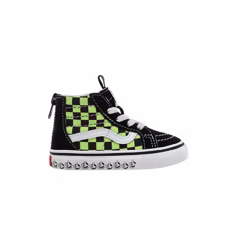 Vans BMX Sk8-Hi Zip Toddler 'Black Sharp Green'