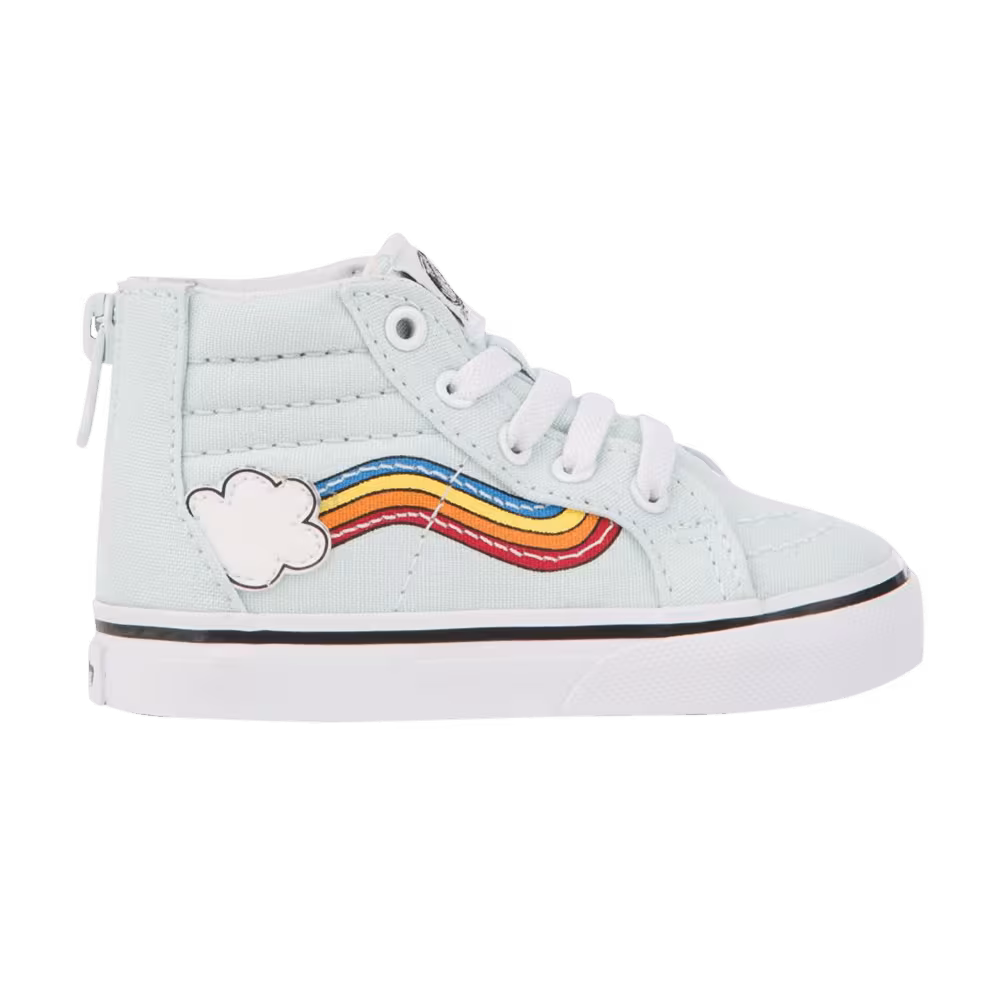 Vans Sk8-Hi Zip Toddler Rainbow Sidestripe