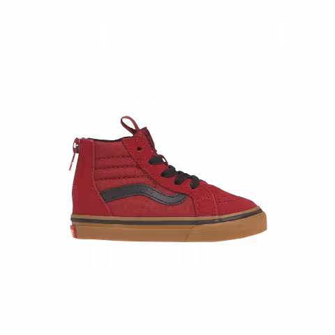 Vans Sk8-Hi Zip Toddler 'Gumsole - Biking Red'