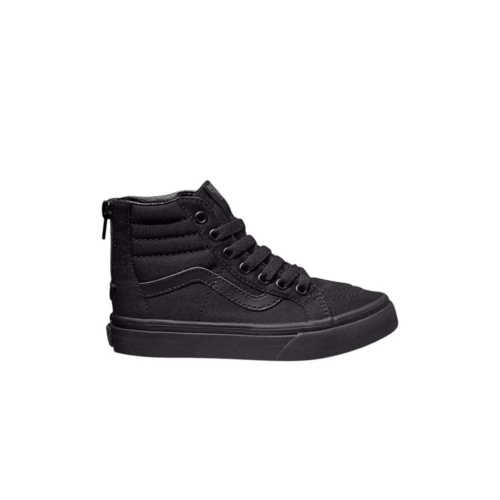 Vans Sk8-Hi Zip Toddler Pop Check - Black