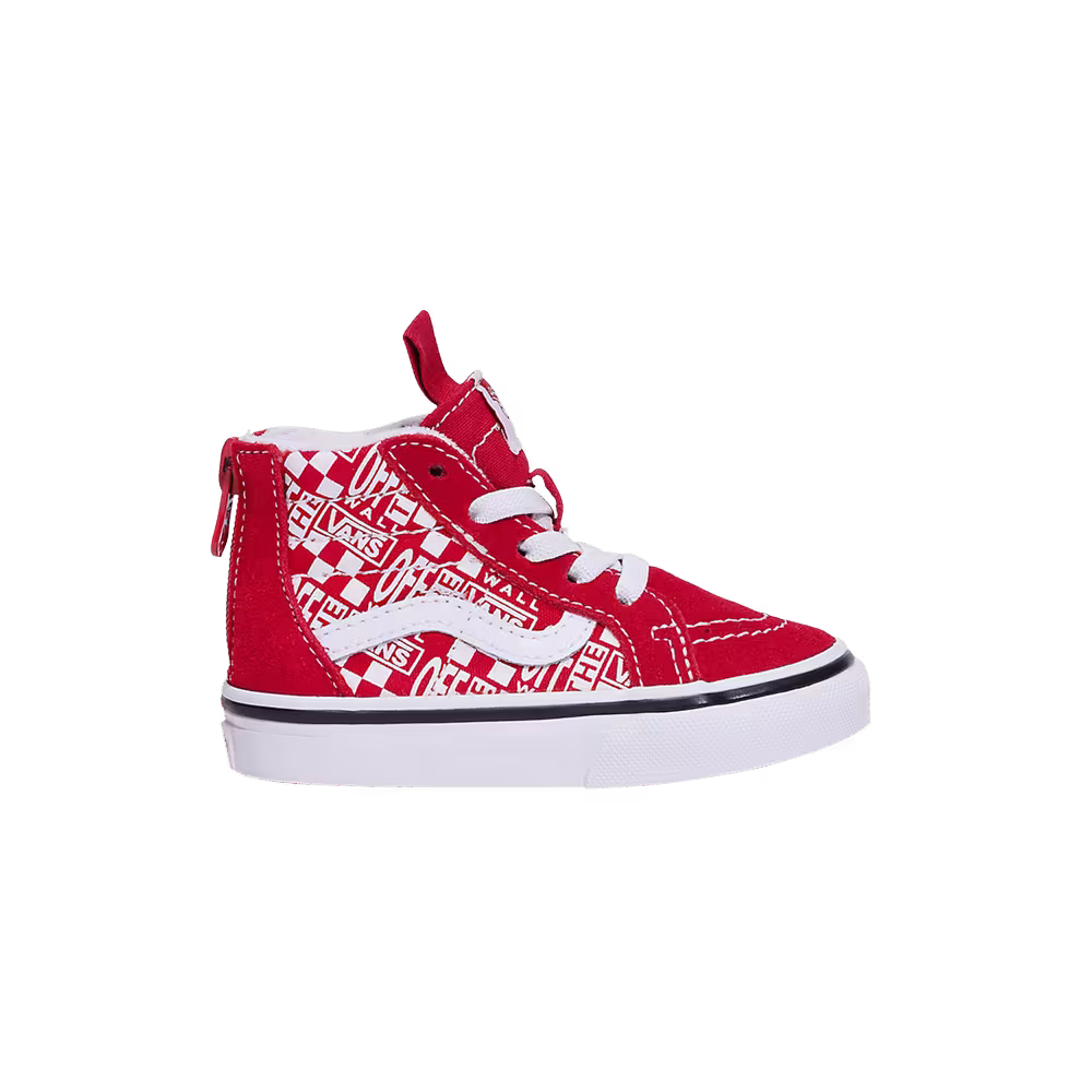 Vans Sk8-Hi Zip Toddler Off The Wall - Chili Pepper