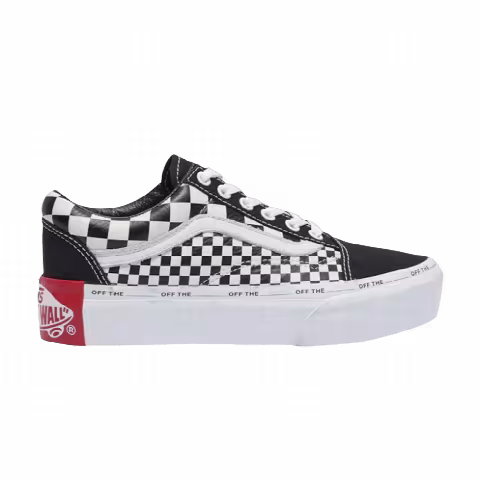 Vans Old Skool Platform 'Checkerboard Disarray - Black White'