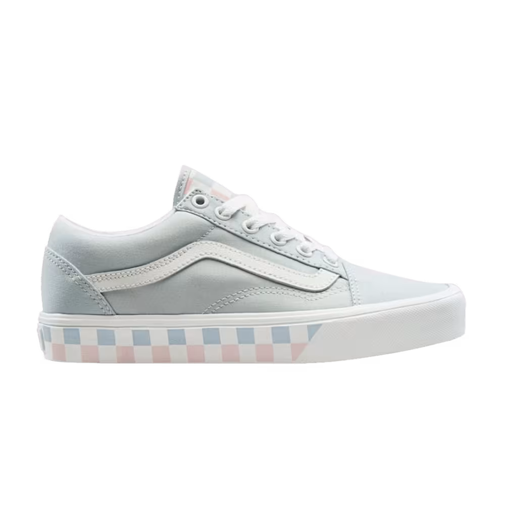 Vans Old Skool Lite Brushed Twill Check - Baby Blue
