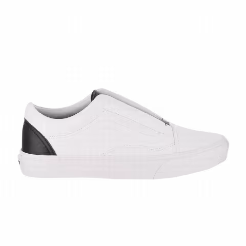 Vans Old Skool Laceless 'Classic Tumble - White Black'