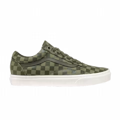 Vans Old Skool 'High Density Dusty Olive Checkerboard'