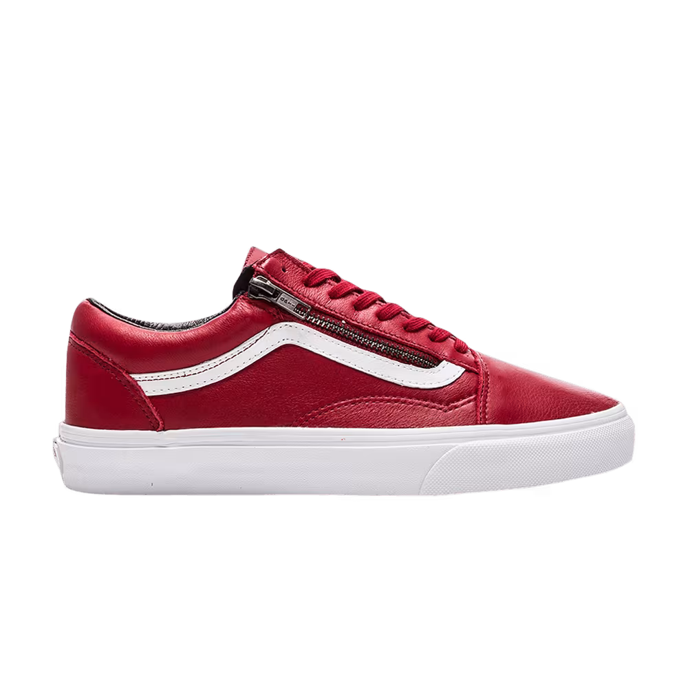 Vans Old Skool Zip Antique Leather - Chili Pepper
