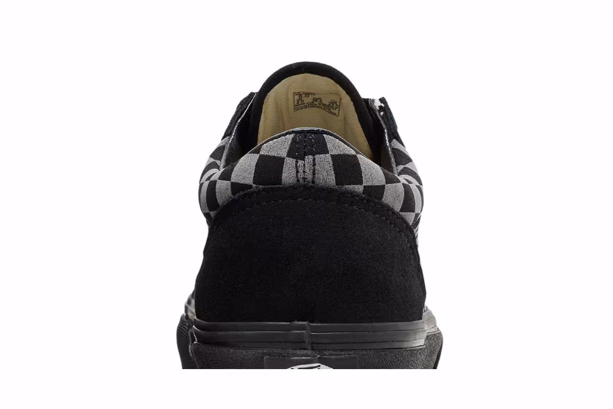 Vans Old Skool Kids Reflective Checkerboard - Black, view 8