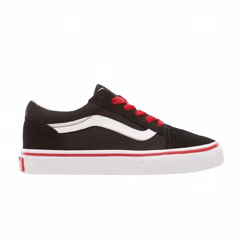 Vans Old Skoo Big Kids 'Pop - Black Racing Red'