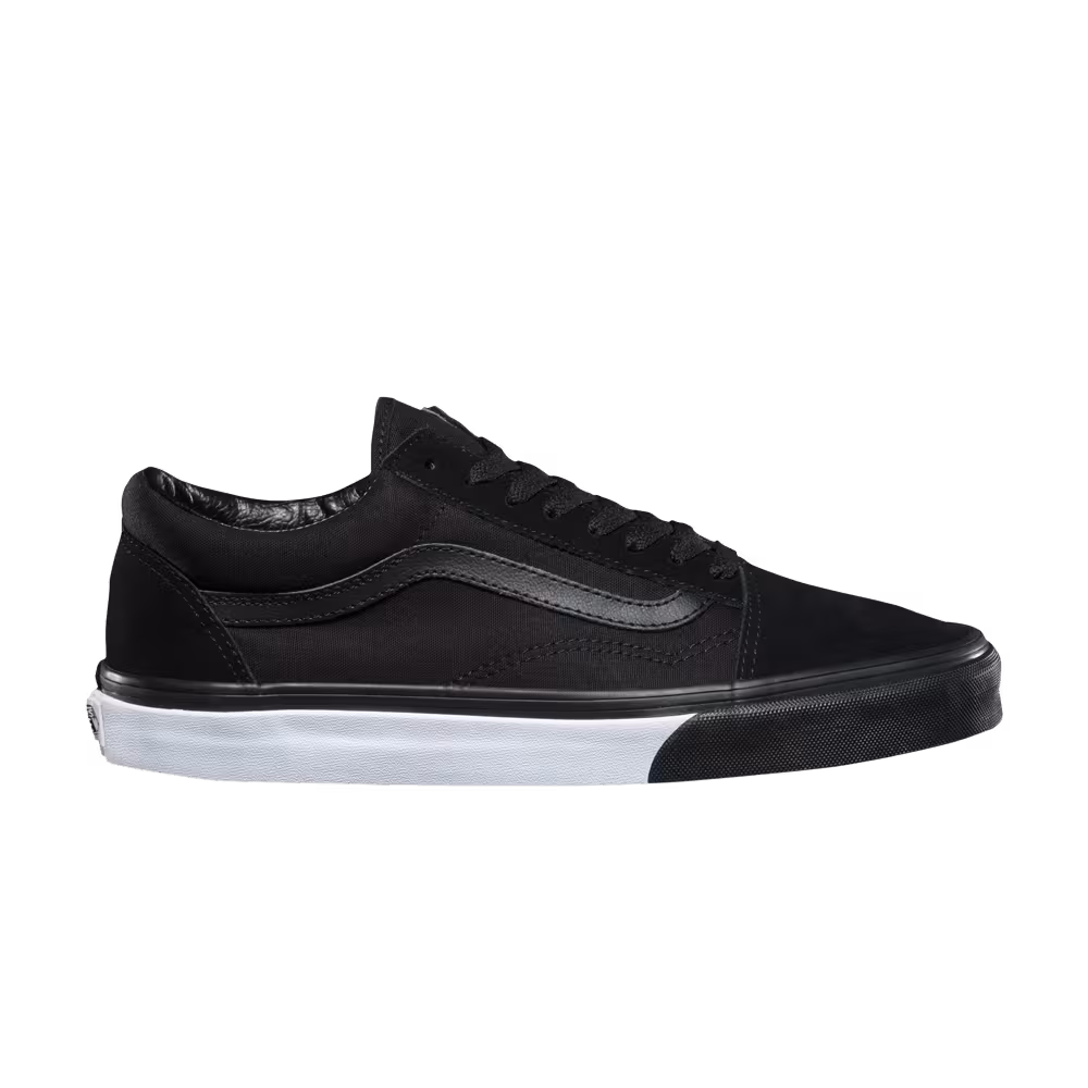 Vans Old Skool Big Kids Mono Bumper - Black