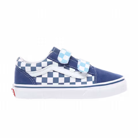 Vans Old Skool V Kids 'True Navy Checkerboard'