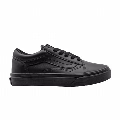 Vans Old Skool Big Kids 'Classic Tumble - Black Mono'