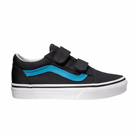 Vans Old Skool V Kids 'Black Vivid Blue'