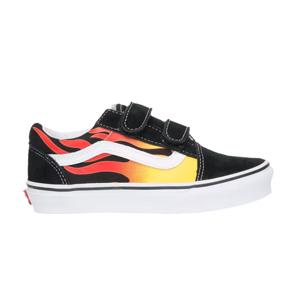 Vans Old Skool V Kids Flame