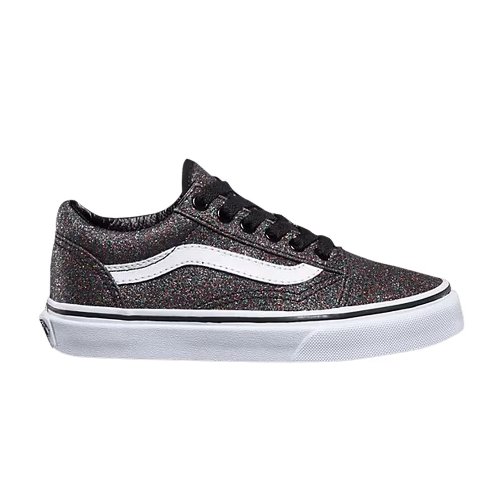 Vans Old Skool Kids Glitter - Rainbow Black