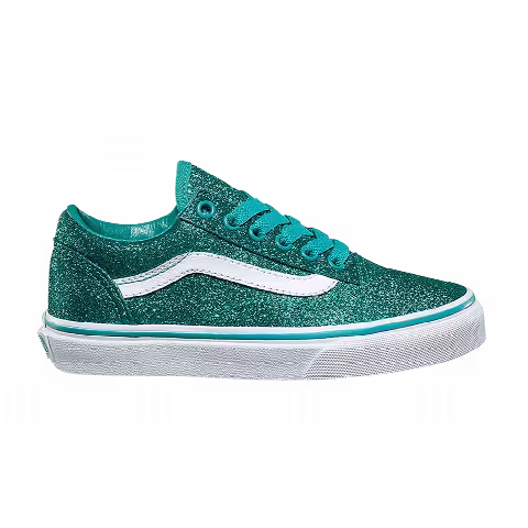 Vans Old Skool Kids 'Glitter - Turquoise'